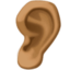 ear Emoji on Facebook