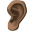 ear Emoji on Facebook