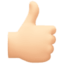 thumbs up Emoji on Facebook