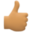 thumbs up Emoji on Facebook