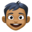 Emoji de niño en Facebook