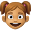 girl Emoji on Facebook