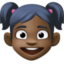 girl Emoji on Facebook