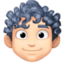 男上的Facebook表情符号