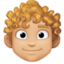 男上的Facebook表情符号