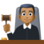 man judge Emoji on Facebook