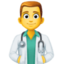 man health worker Emoji on Facebook