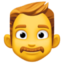 man Emoji on Facebook