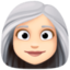 Emoji de mujer en Facebook