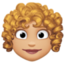 Emoji de mujer en Facebook