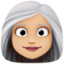 Emoji de mujer en Facebook