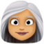 Emoji de mujer en Facebook