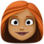 Emoji de mujer en Facebook