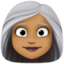 Emoji de mujer en Facebook