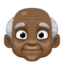 Emoji de hombre viejo en Facebook