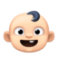 Emoji de bebé en Facebook