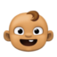 Emoji de bebé en Facebook