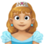 princess Emoji on Facebook