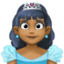 princess Emoji on Facebook