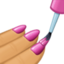 writing hand Emoji on Facebook