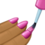writing hand Emoji on Facebook