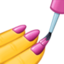 writing hand Emoji on Facebook