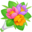 Emoji de ramo de flores en Facebook