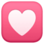 heart decoration Emoji on Facebook