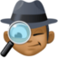 man detective Emoji on Facebook