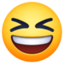 Emoji de cara partiéndose de risa en Facebook