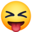 Emoji de cara partiéndose de risa en Facebook