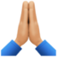 フェイスブックの祈り絵文字