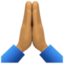 フェイスブックの祈り絵文字