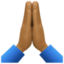 フェイスブックの祈り絵文字