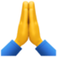 フェイスブックの祈り絵文字