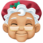圣诞上的Facebook表情符号