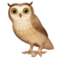 Emoji de búho en Facebook