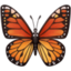 Emoji de mariposa en Facebook