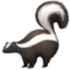 skunk Emoji on Facebook