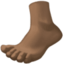 foot Emoji on Facebook