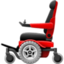 motorized wheelchair Emoji on Facebook