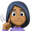 deaf woman Emoji on Facebook