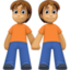 Emoji de personas de la mano en Facebook