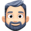 Emoji de hombre con barba en Facebook