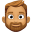 Emoji de hombre con barba en Facebook