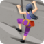 woman climbing Emoji on Facebook