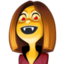 Emoji de mujer vampiro en Facebook