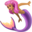 mermaid Emoji on Facebook