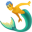 merman Emoji on Facebook