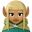 woman elf Emoji on Facebook